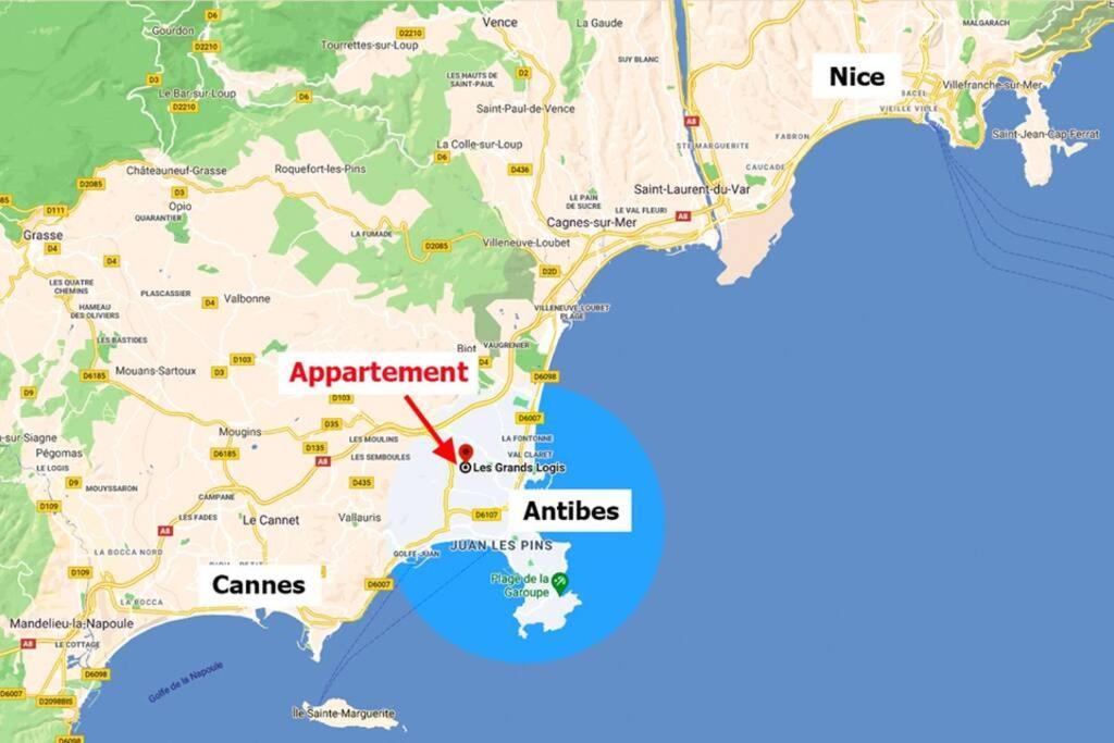 Casalionelantibes 70 Sqm Apartment With Garden And Parking Antibes Exterior foto